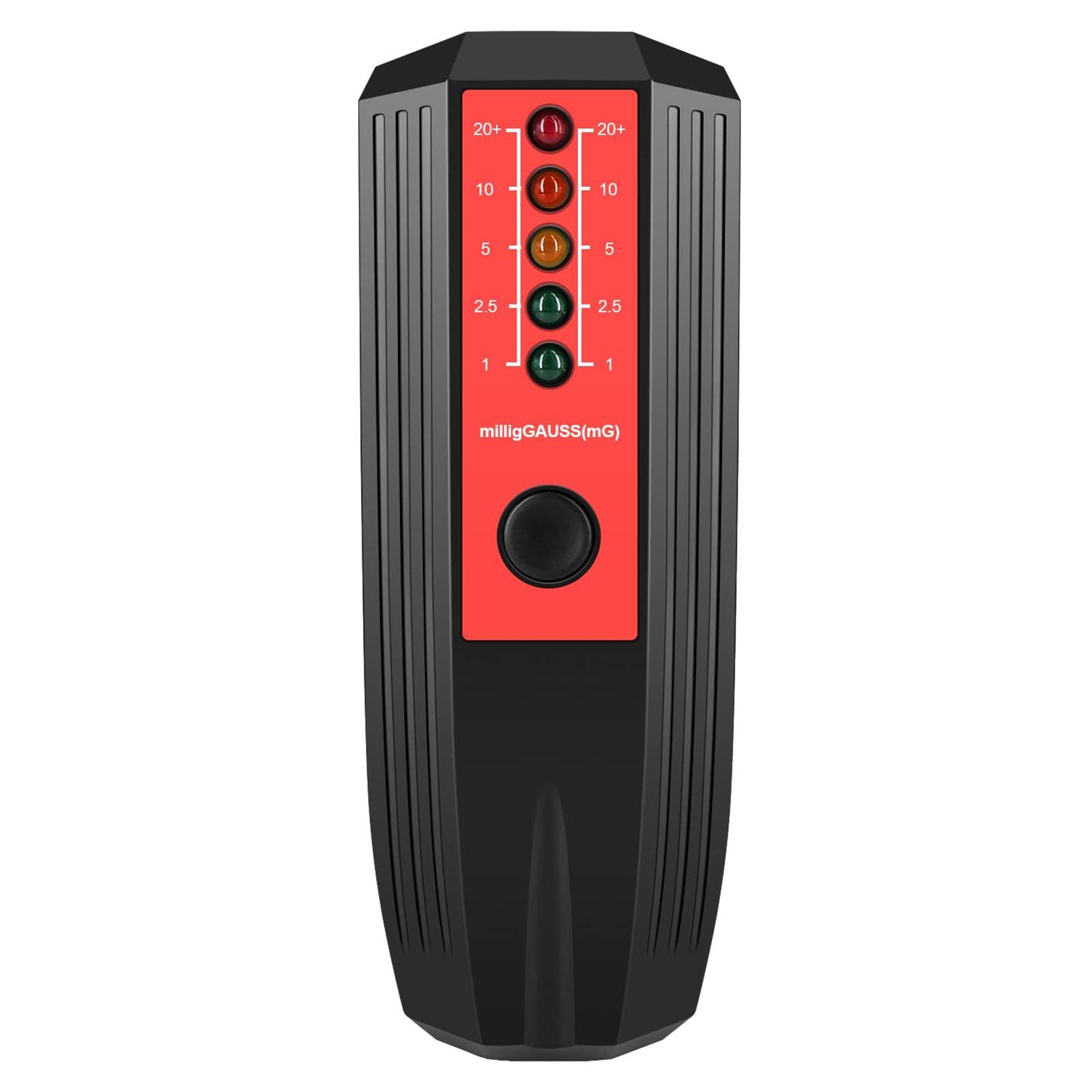 EMF Tester Testing Tool Portable Digital EMF Monitor with LED Indicator Light for Household Measuring Equipment Office Electromagnetic Field