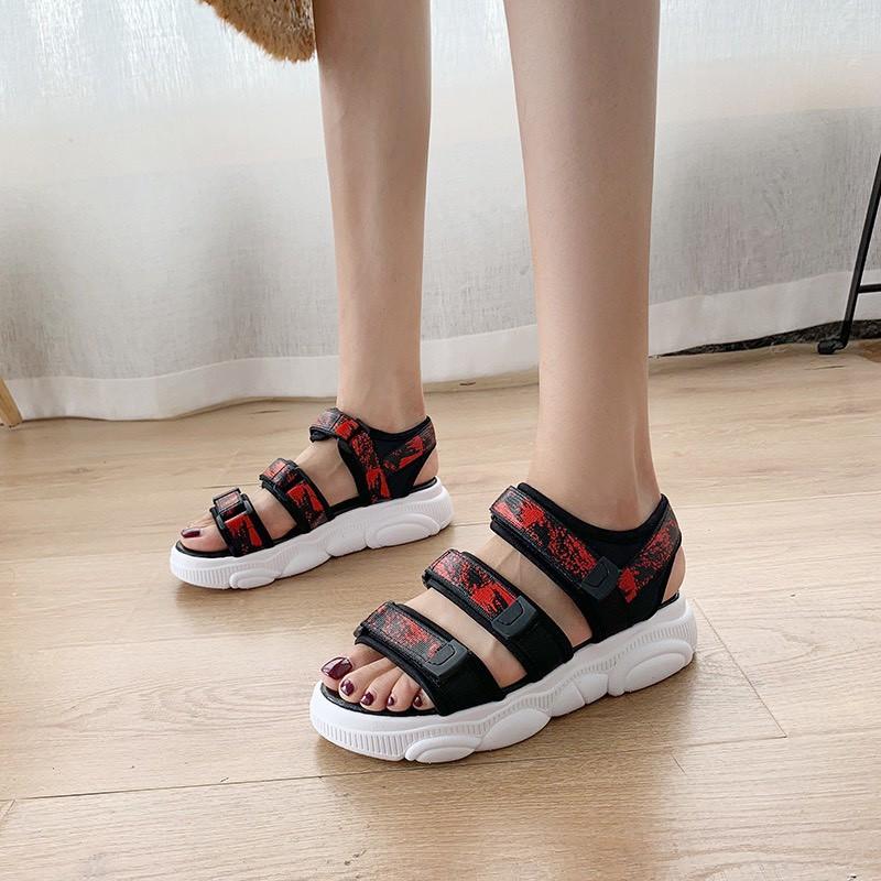 (S99) Sandal VẨY SƠN đế gấu 2 phân