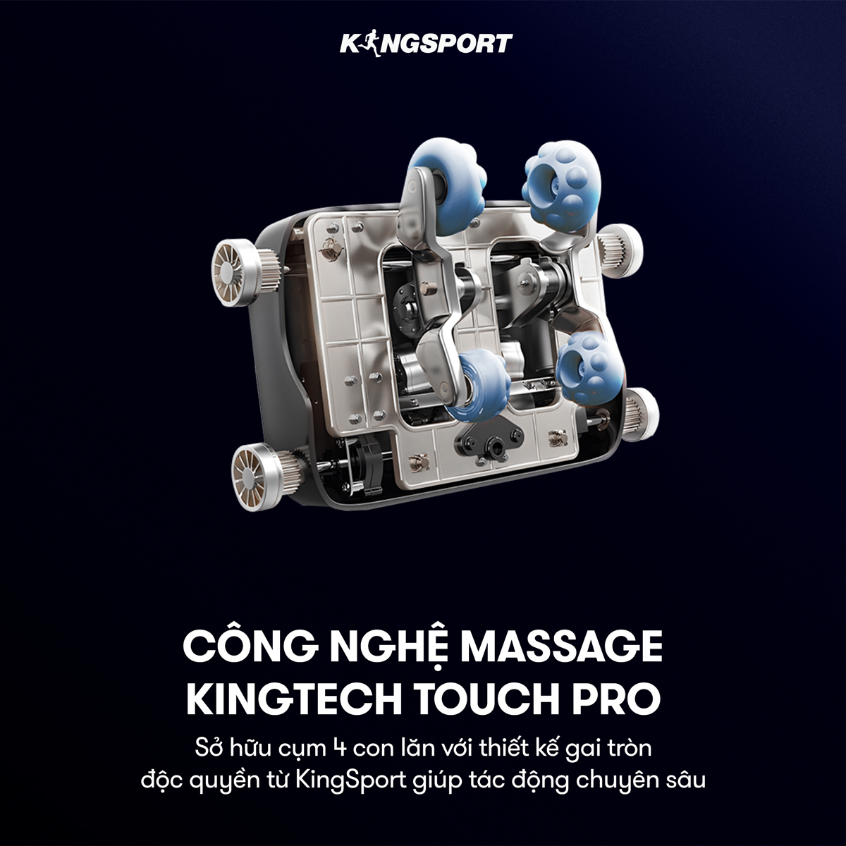 CHỈ GIAO MIỀN BẮC I Ghế massage toàn thân cao cấp KINGSPORT G6 công nghệ massage Kingtech Touch Pro, công nghệ làm ấm Warmtech