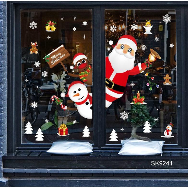 Decal Ông Gìa Noel Cầm Chuông - SK9241