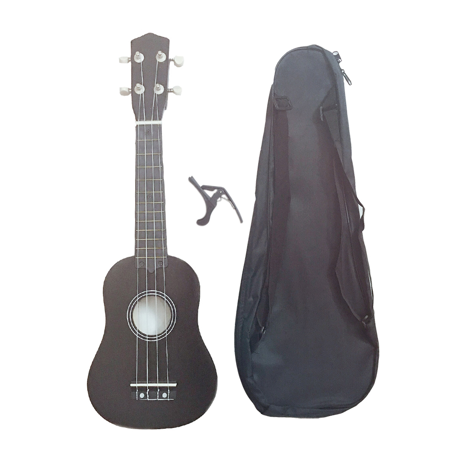 Đàn Ukulele Soprano Woim 35A15 tặng kèm bao vải và capo nâng tông - Gỗ