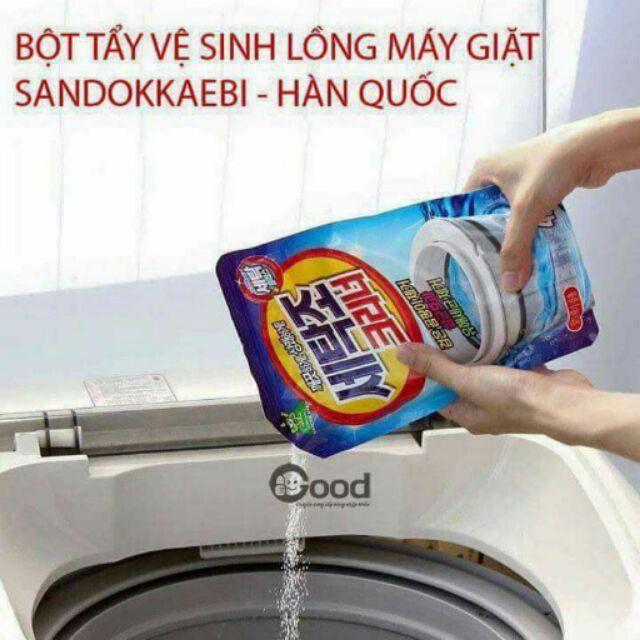 Bột tẩy vệ sinh lồng máy giặt TikTak