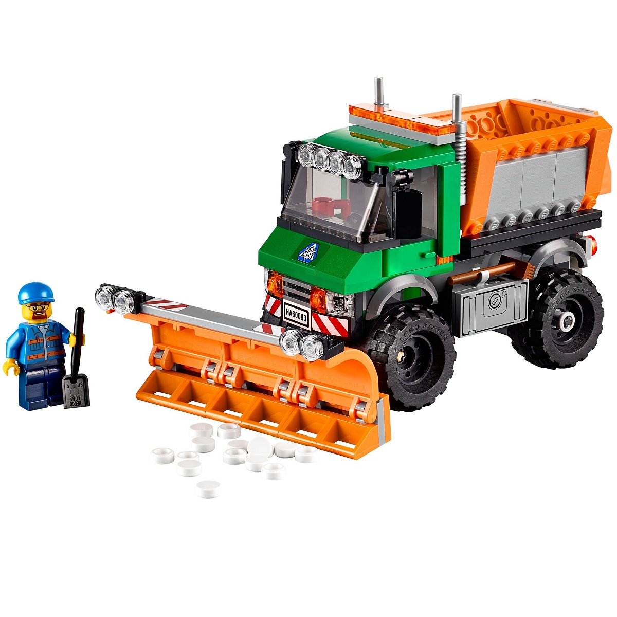 Bộ lắp ráp LEGO City 60083 Xe Ủi Tuyết (196 Chi Tiết)