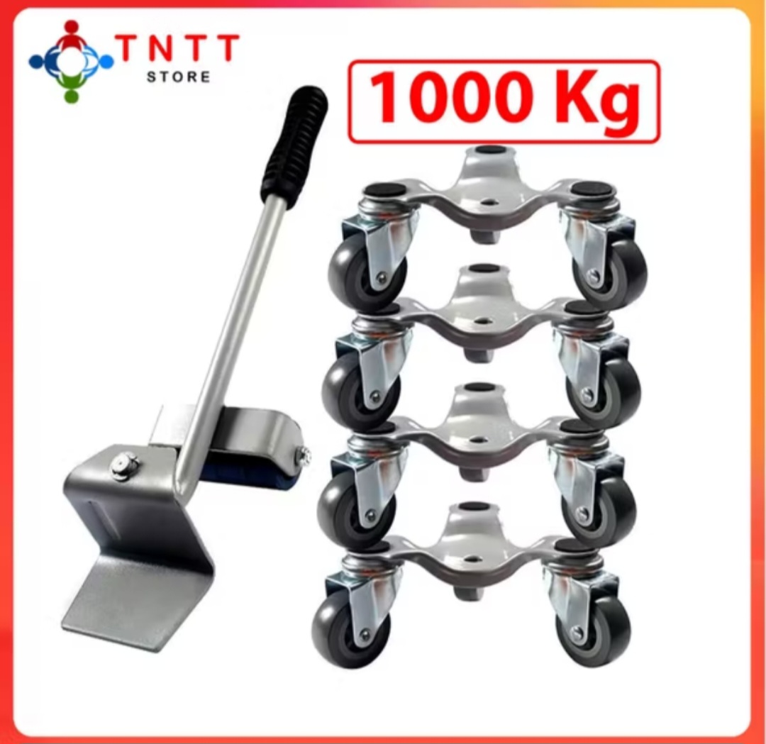 BỘ DỤNG CỤ 4 BÁNH XE ĐÒN BẨY DI CHUYỂN MỌI ĐỒ VẬT NẶNG TRONG GIA ĐÌNH THUẬN TIỆN CHO MỌI GIA ĐÌNH