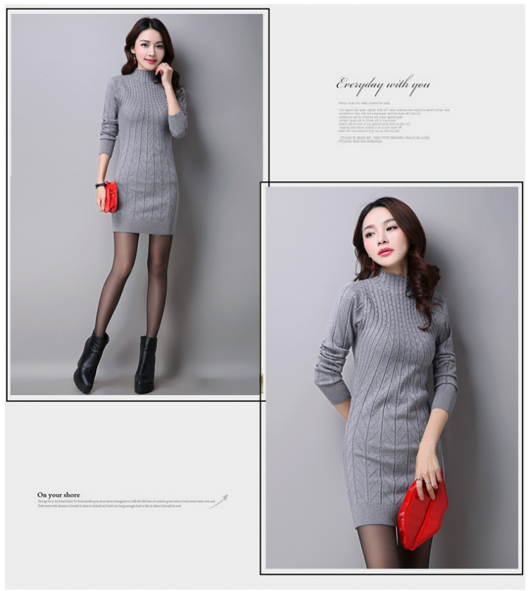 [FREE SHIP] Đầm len sang trọng quý phái - KT299 6