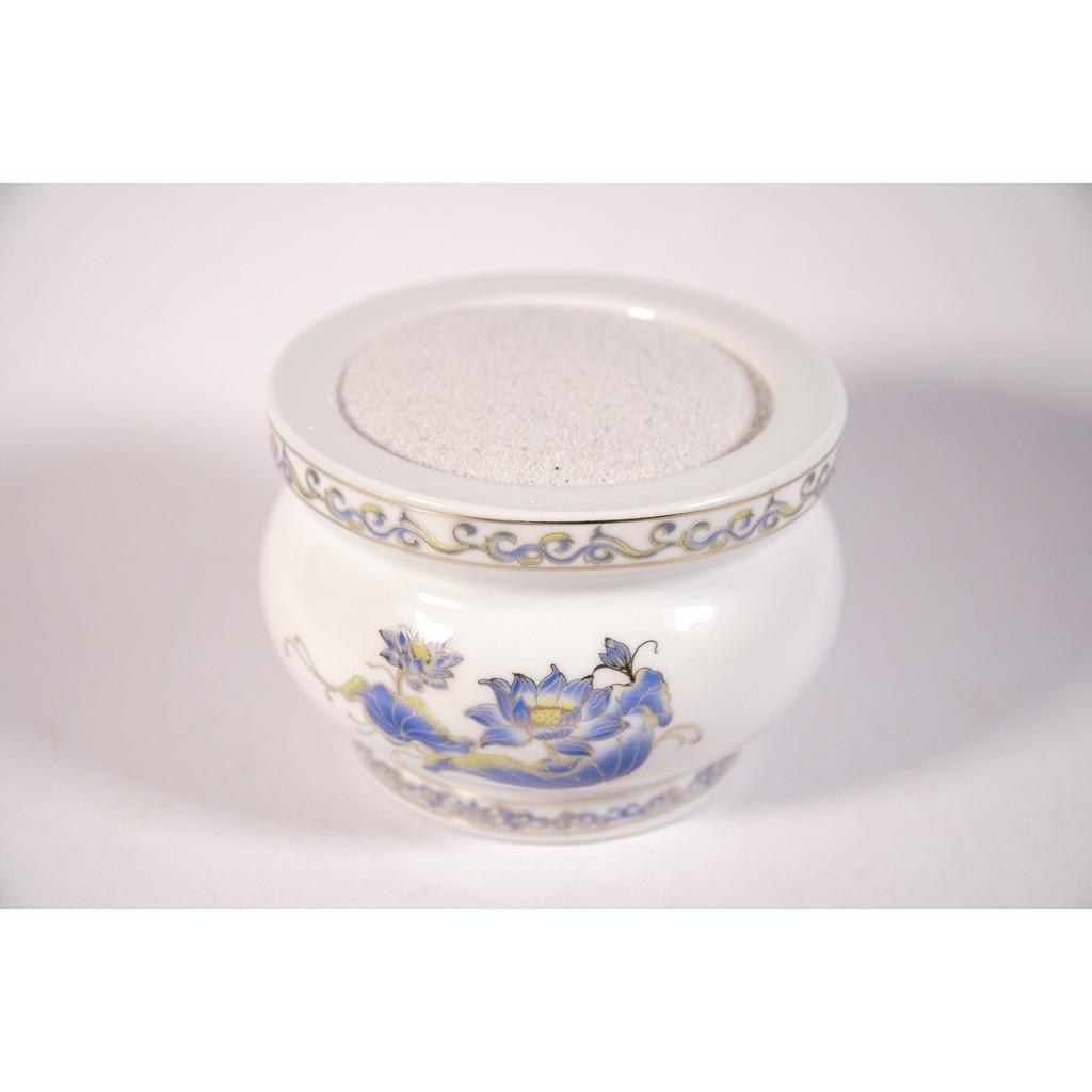 Cát kim sa trắng bốc bát nhang cát tro đặt lư hương bàn thờ siêu sạch đã tẩy uế - Hộp 0,5kg và 1kg tinh khiết