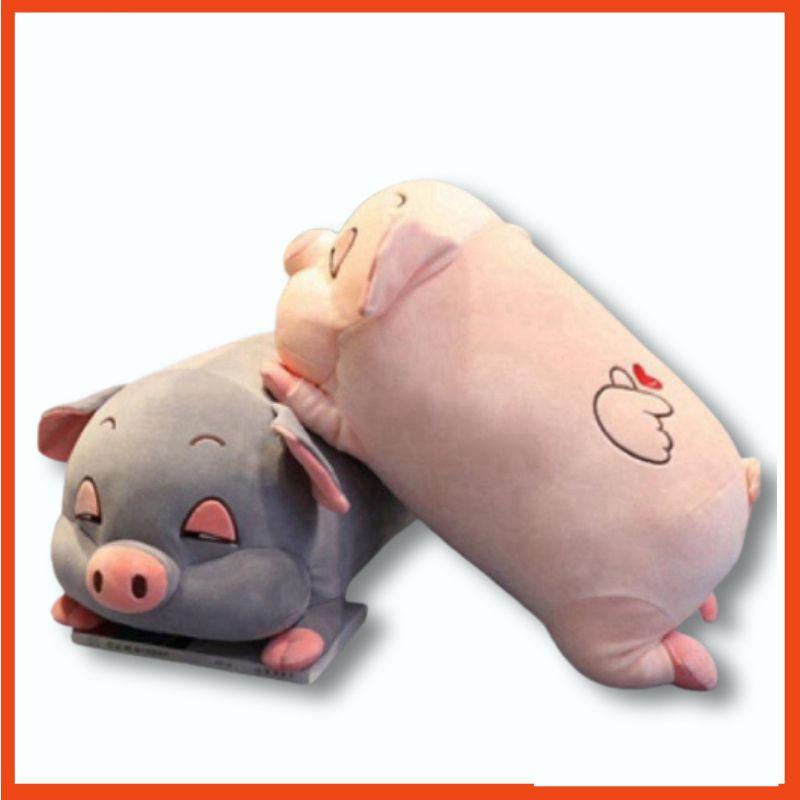 Gấu Bông Heo Phê Cần, Heo Mắt Híp Lợn Ngủ Đờ Đẫn Quà Tặng Ý Nghĩa Đáng Yêu Chất Liệu Bông Gòn Cao Cấp Kích Thước 35cm