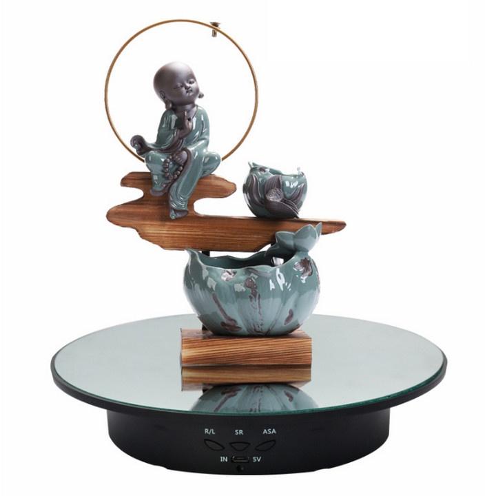 Bàn Xoay Trưng Bày Sản Phẩm Hai Chiều 20cm Tải Trọng 10kg