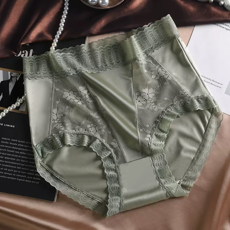 QUẦN LÓT LỤA SIÊU ĐẸP CAO CẤP PHỐI REN TỪ 40-70KG DÀNH CHO NỮ