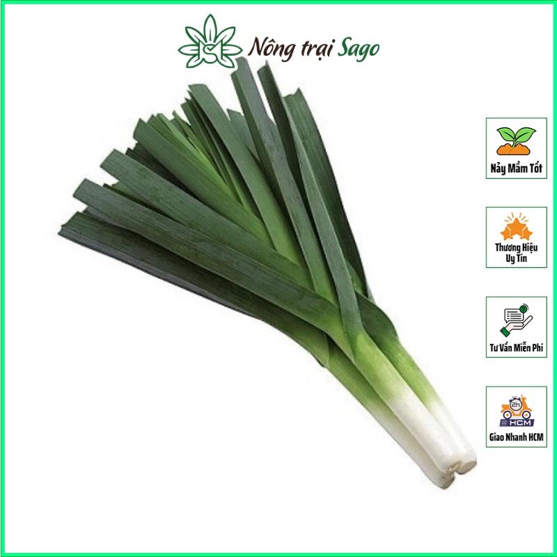 Hạt giống Tỏi Tây/ Hành Baro Năng Suất Cao, Trồng Quanh Năm - Nông Trại Sago