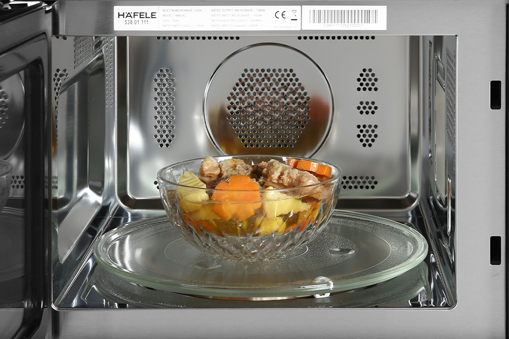 Lò vi sóng kết hợp nướng âm tủ Hafele HM-B38C 538.01.111 - Hàng Chính Hãng