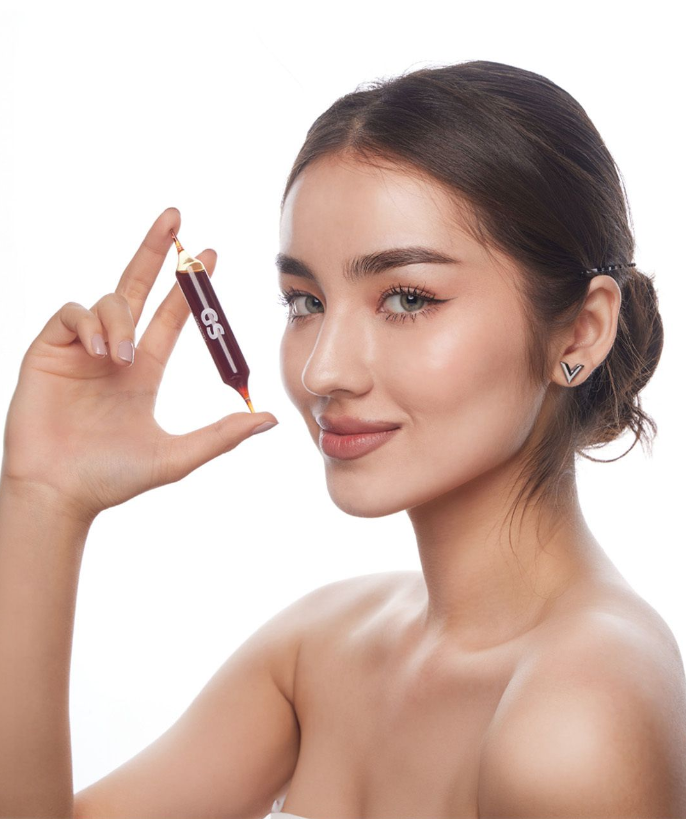 Combo 3 Hộp GS - Thức Uống Đẹp Da Tự Nhiên GS Beauty Hit - PROJECT V - Vẻ Đẹp Toát Ra Từ Bên Trong (Hộp 30 ống x 10ml) - Xuất xứ Pháp, Hàng Chính Hãng