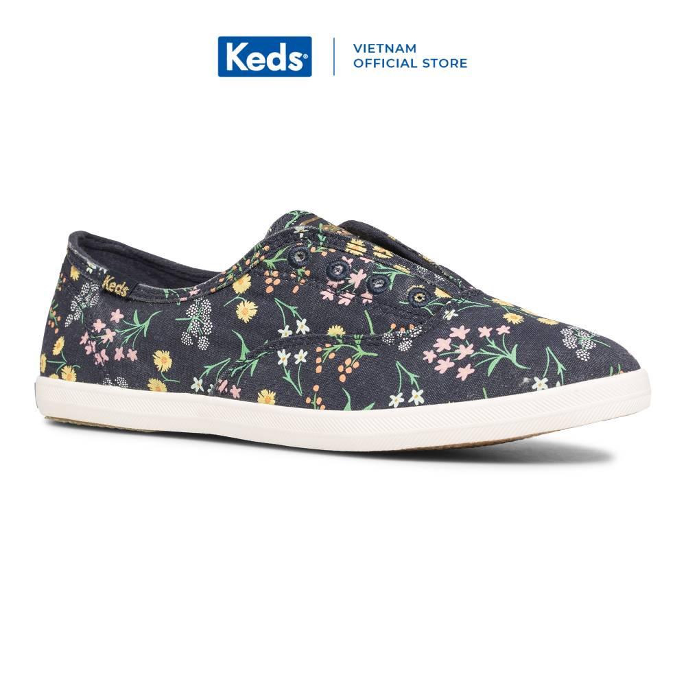 Giày Thể Thao Keds Nữ- Keds x Rifle Paper Co. Chillax Petite Fleurs Printed- KD065565WF