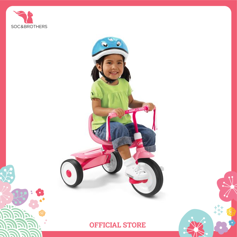 Xe đạp ba bánh trẻ em Radio Flyer Fold 2 Go Trike (Pink)