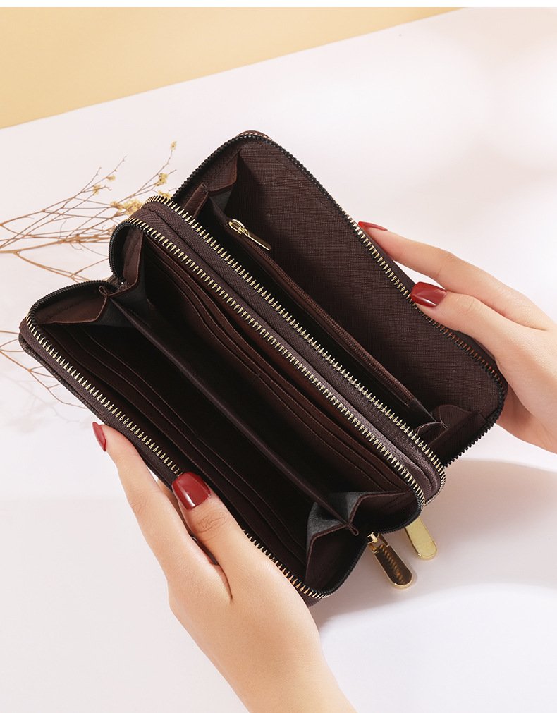 Ví Bóp Nam Nữ Đẹp Dáng Dài Cầm Tay Thời Trang 2 Ngăn Khóa Cao Cấp Hoạ Tiết Sang Trọng Nhiều Ngăn Tiện Dụng Đựng Tiên,Đựng Thẻ Và Điện Thoai N917