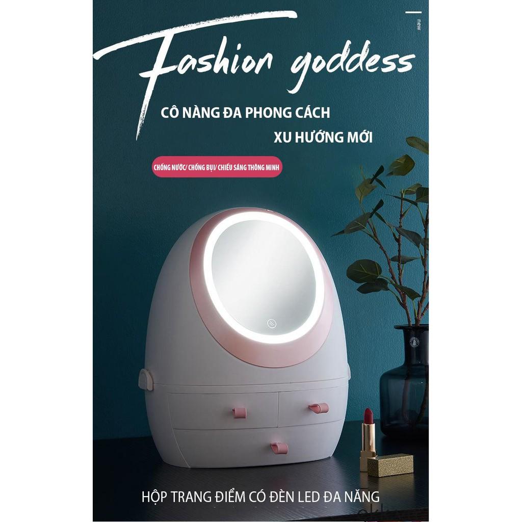 Hộp Trang Điểm Led cảm ứng 2021