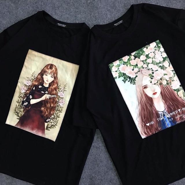 Áo thun cô gái nhiều mẫu có bigsize