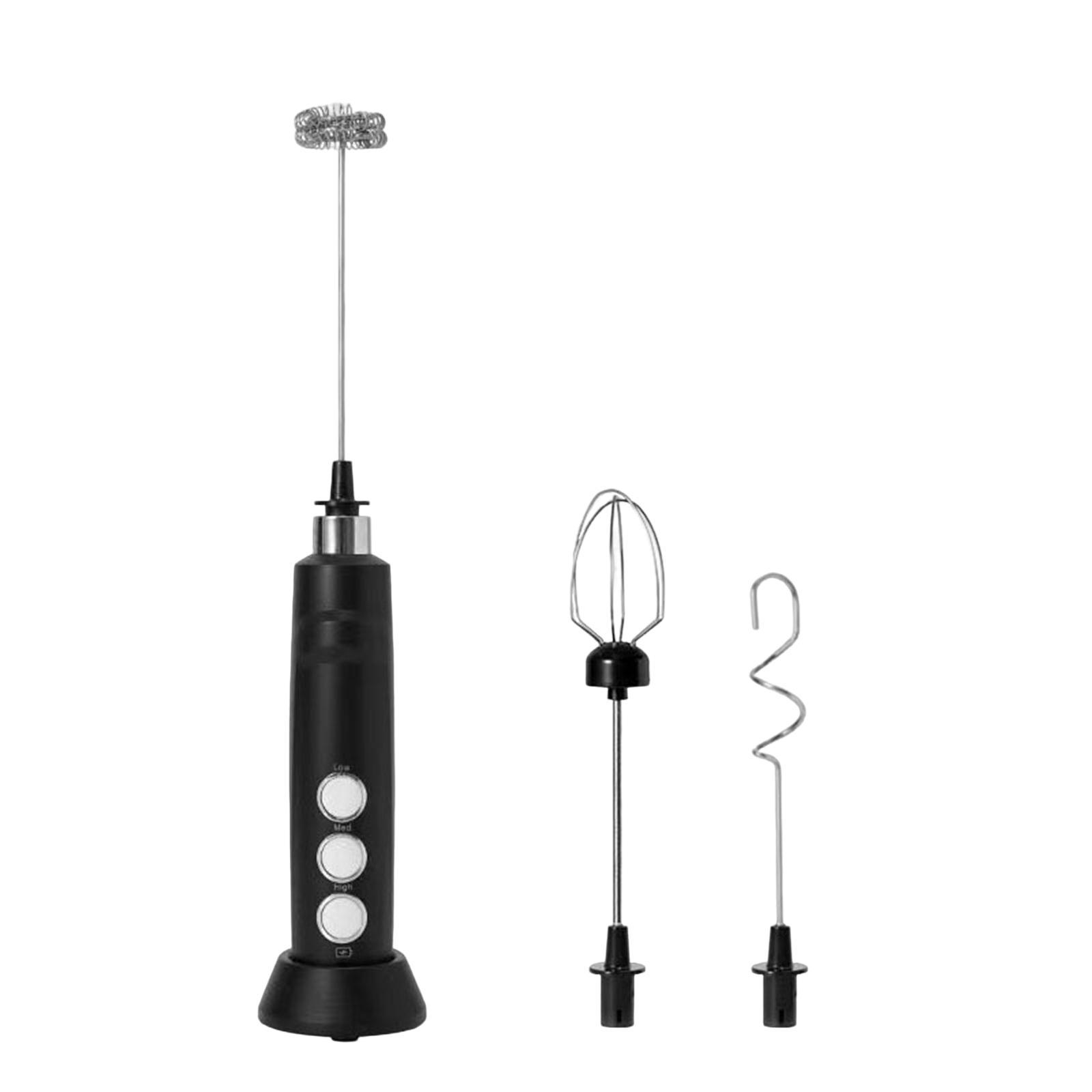 Portable Electric Milk Frother Handheld Egg Beater Mixer for Frappe Drink