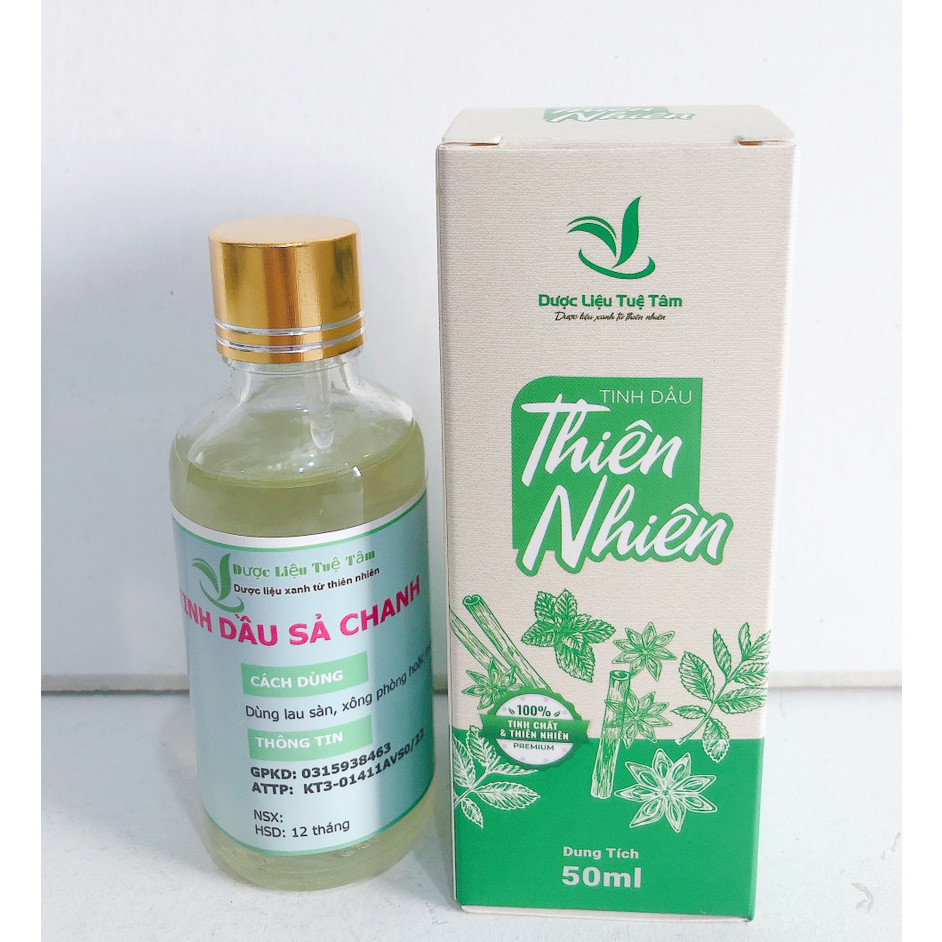 Tinh Dầu Sả Chanh Nguyên Chất (50ml)