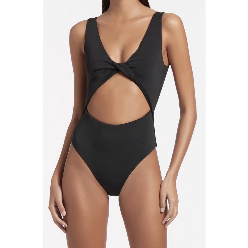 CIEL Bikini xoắn ngực - 2 màu Đen/ Xanh bơ