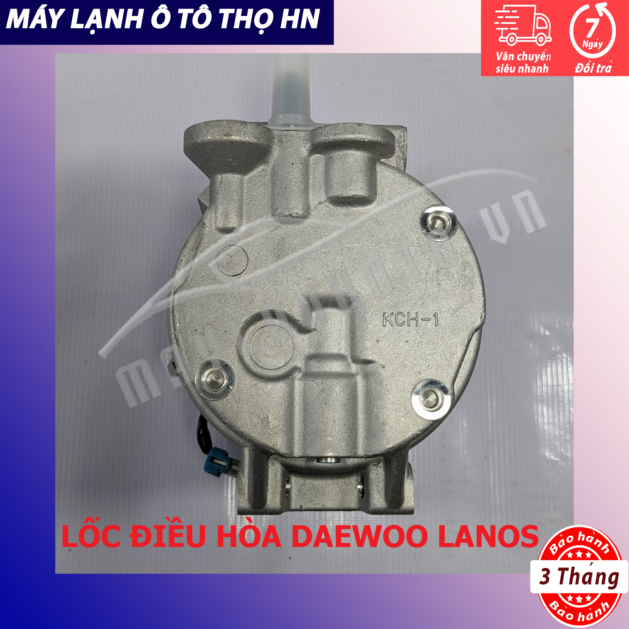 Lốc điều hòa (block,máy nén) Daewoo Lanos Hàng xịn Hàn Quốc (hàng chính hãng nhập khẩu trực tiếp)