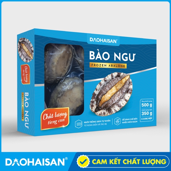 Bào Ngư Đông Lạnh Khay 500g