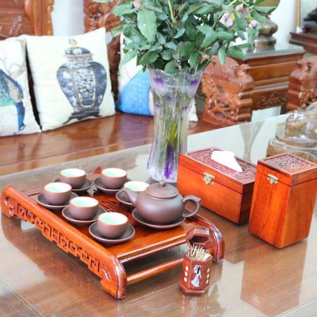 Bộ đồ uống nước gỗ hương đỏ