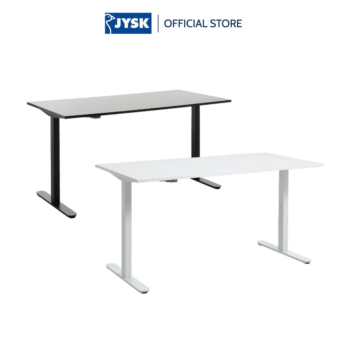 Bàn làm việc | JYSK Svaneke | gỗ công nghiệp/thép | nhiều màu | R80xD160xC70/119cm