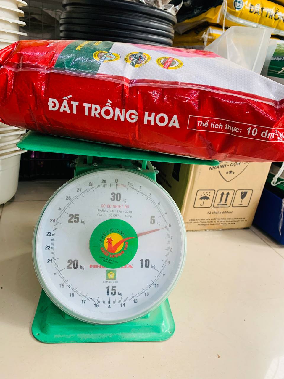 Đất Trồng Hoa Hồng Cao Cấp bao 10dm3, bao nhỏ tiện lợi ~6kg/bao
