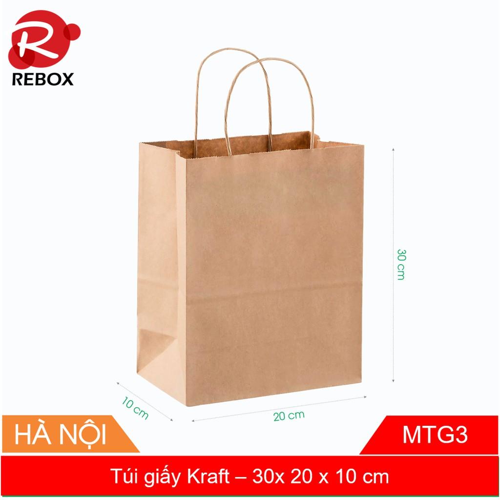 30x20x10 - 20 túi giấy Kraft cao cấp giá ưu đãi