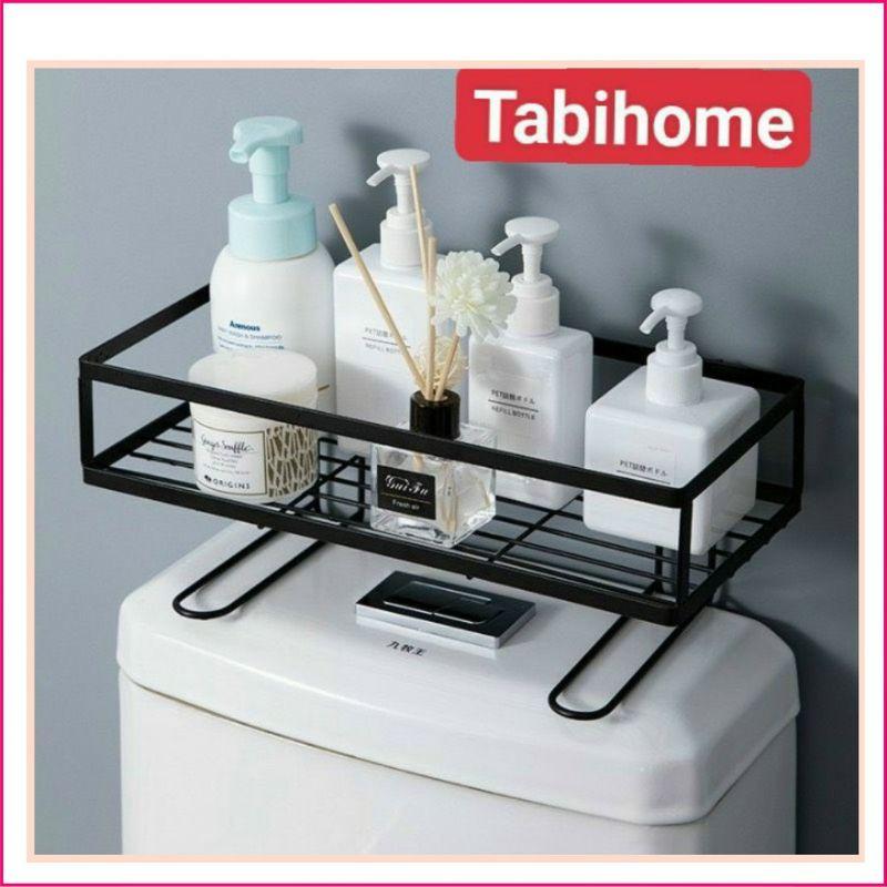 Kệ đựng đồ sau toilet - kệ đựng đồ bằng sắt đa năng