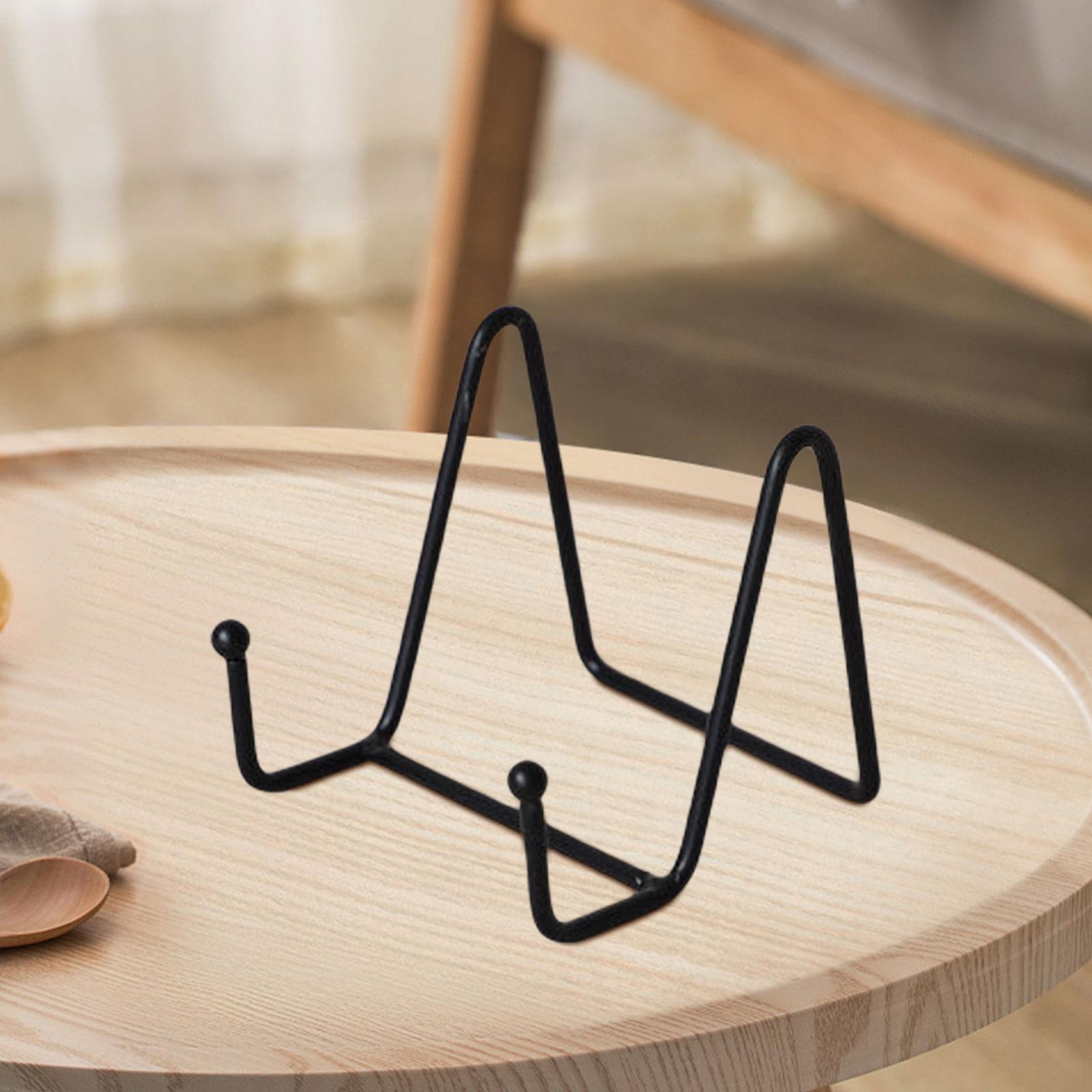 Plate Stand for Display Picture Frame Stand for Living Room Cabinet Tabletop