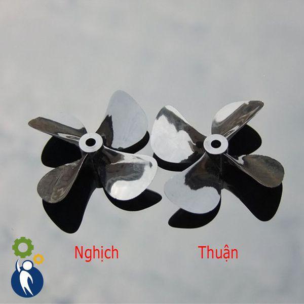 Chân Vịt 60mm 4 Cánh Loại Nghịch Lỗ Trục 4mm