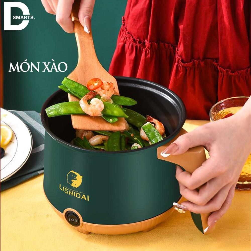 Nồi Điện Mini 2 Tầng Đa Năng Tặng Kèm Khay Hấp cho 1-2 người