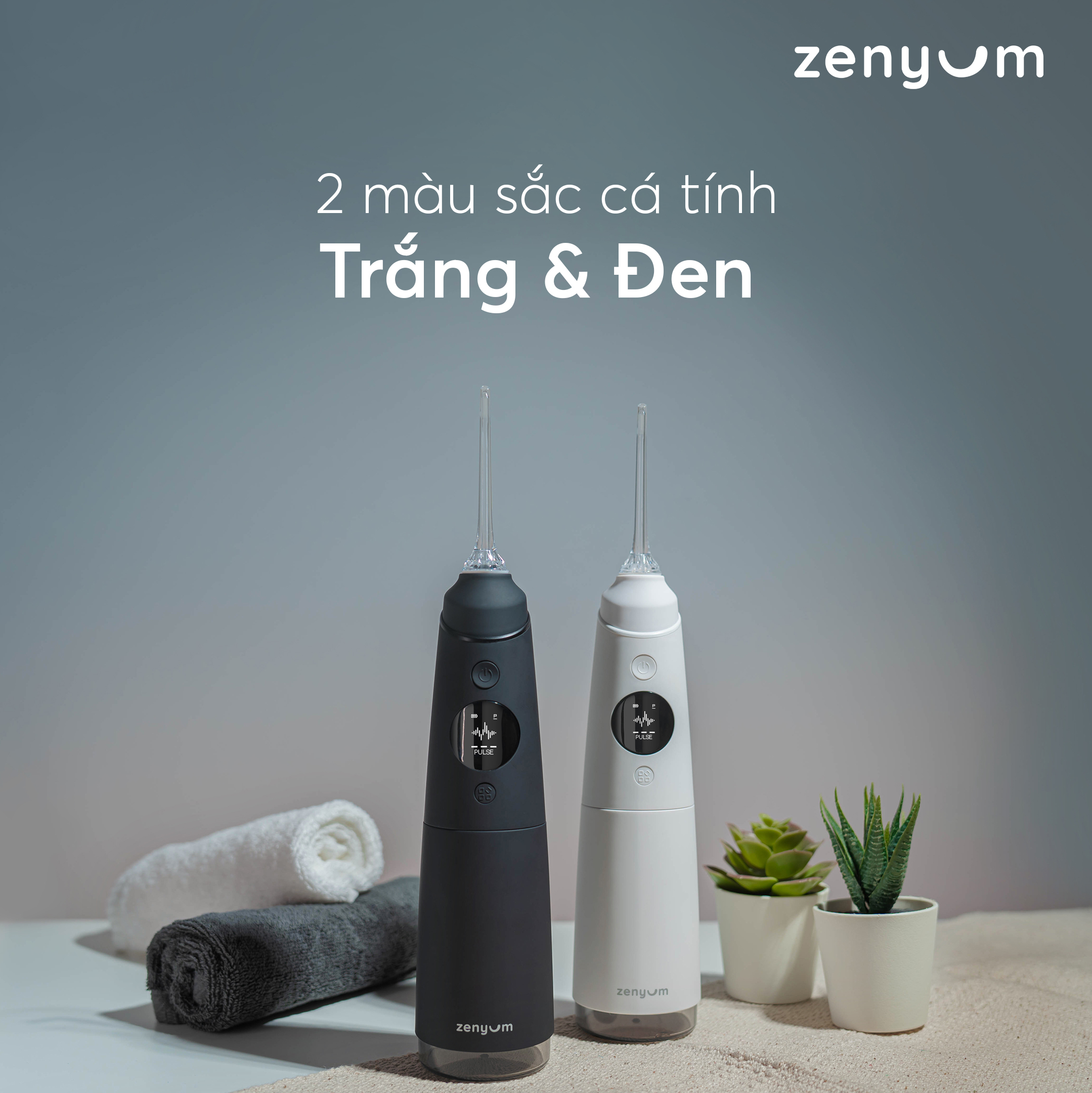 Máy Tăm Nước Zenyum Pro - Màu Đen/Trắng