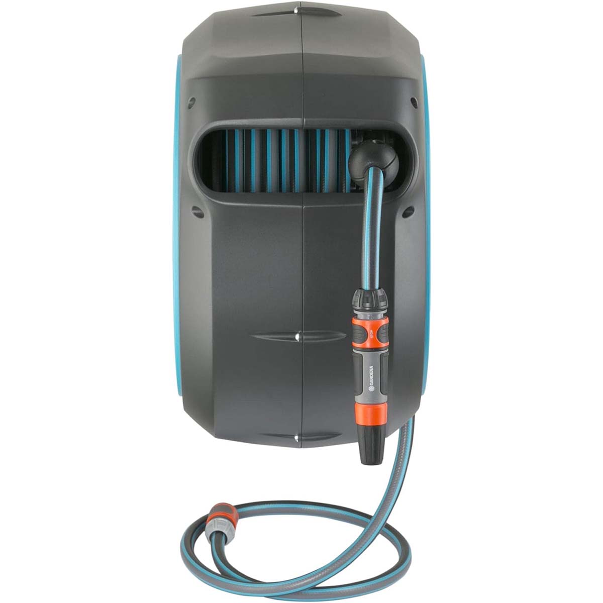 Bộ vòi tưới treo tường dây cuốn tự động 25m Gardena 18620-20