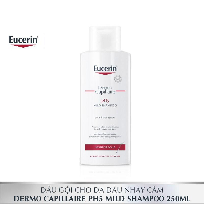 Eucerin Dầu Gội Cho Da Nhạy Cảm Dermocapillaire Ph5 Mild Shampoo 250ml