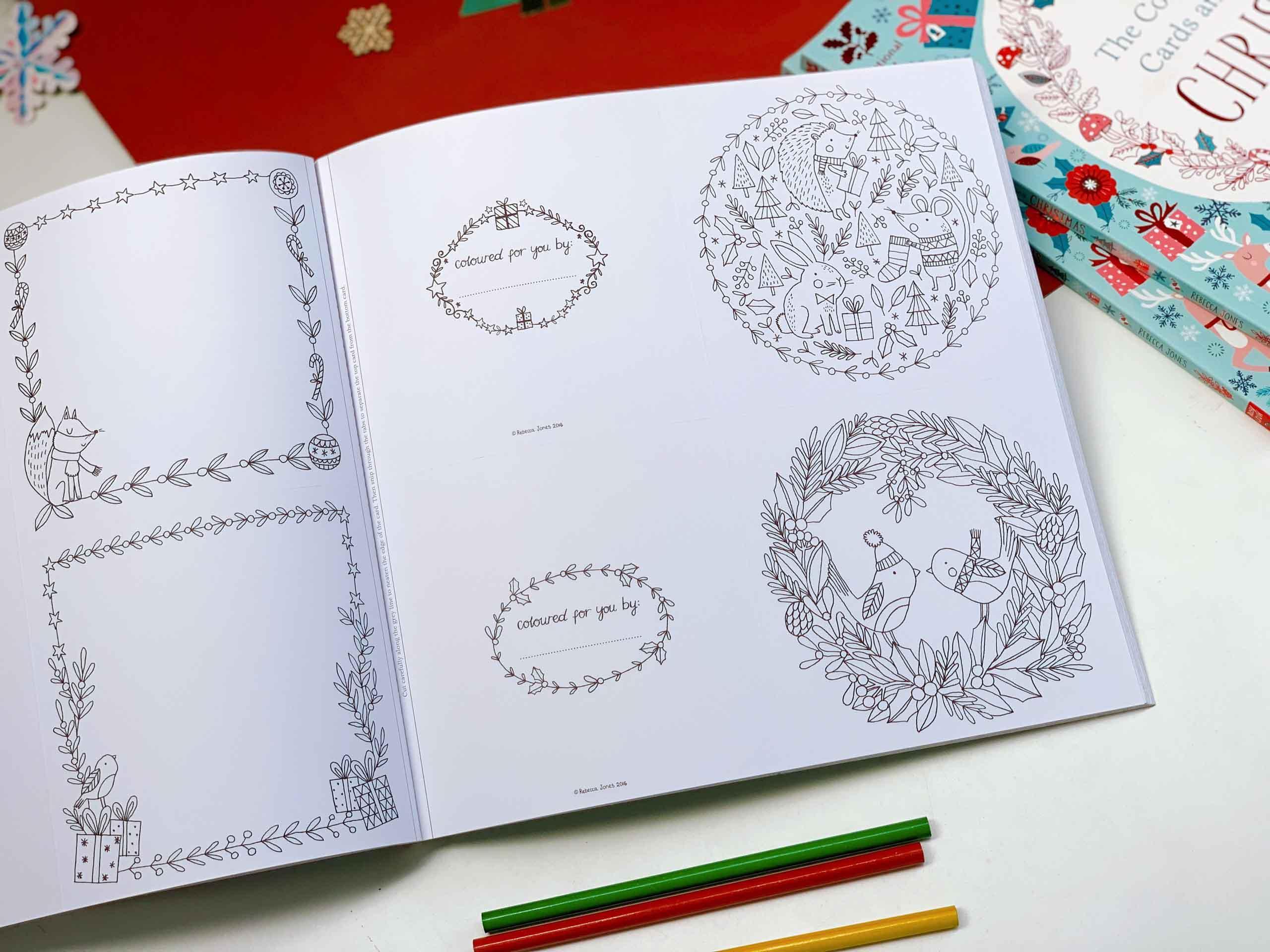 National Trust: The Colouring Book of Cards and Envelopes - Christmas