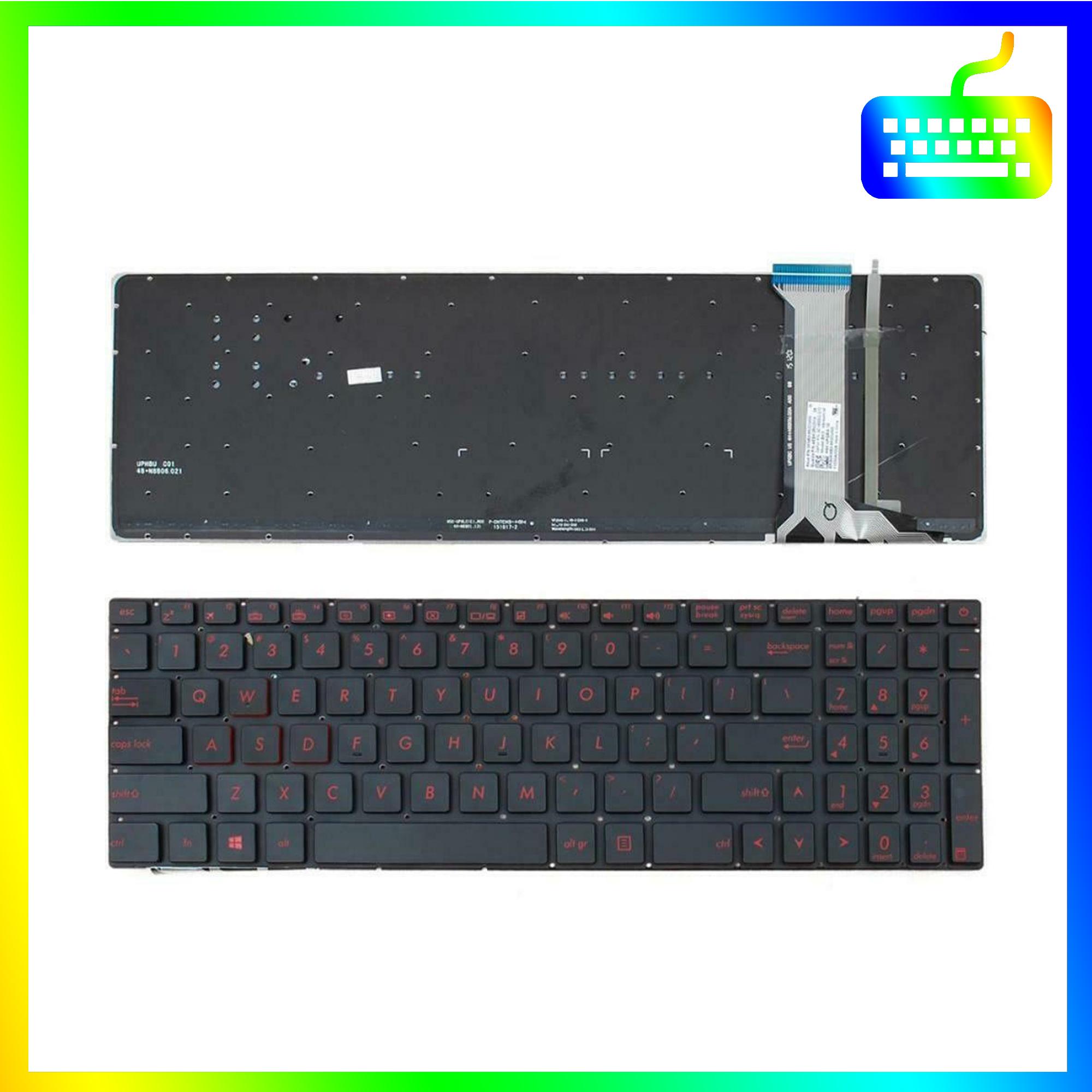 Bàn phím dành cho laptop Asus Gaming GL552V GL552J GL552VX GL552VL GL552 Có Led - Phím Zin - Hàng Chính Hãng