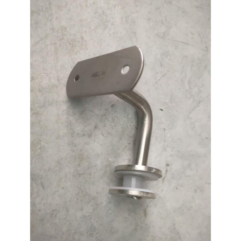 pat đỡ tay vịn vô kính và vô tường inox 304