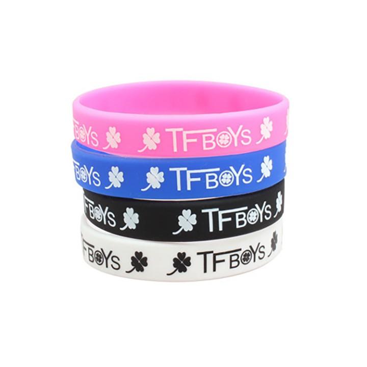 Vòng tay silicone TFBOYS cá tính
