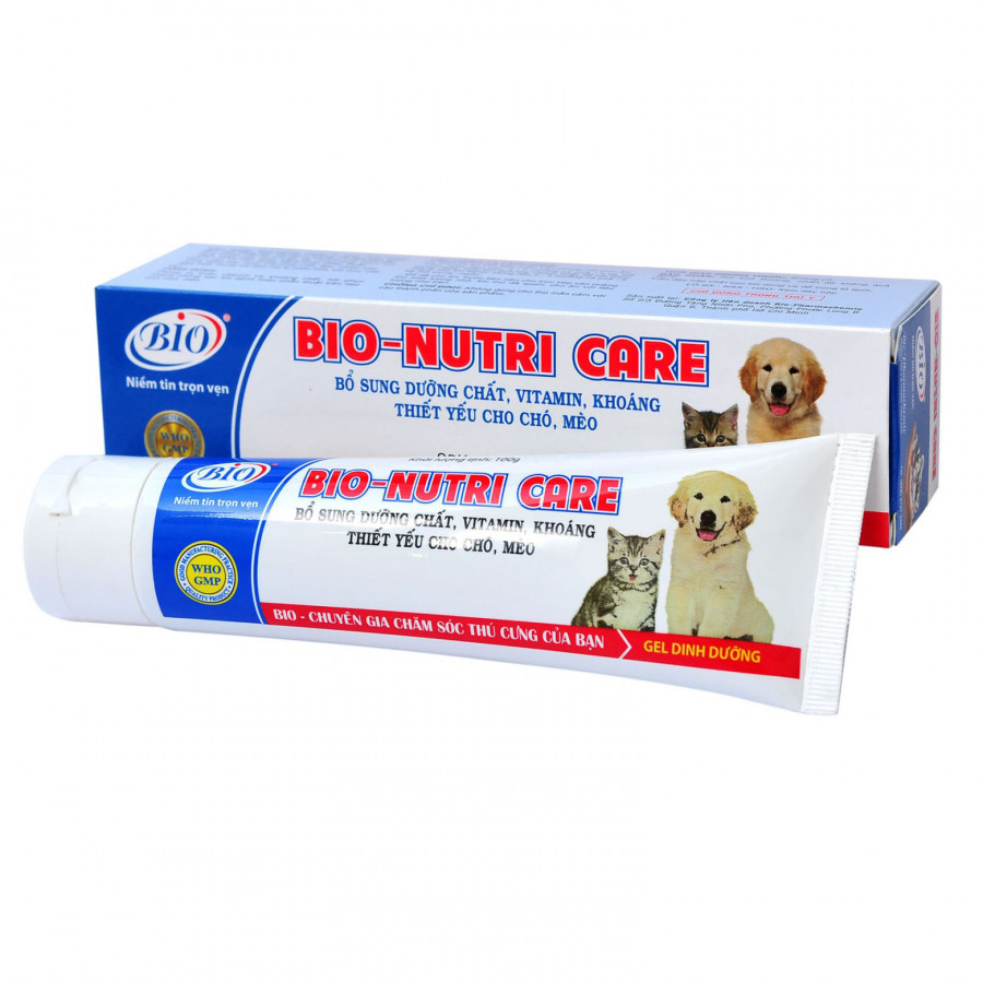 Thực phẩm chức năng - Gel dinh dưỡng cho chó mèo - Bio Nutri Care 100g