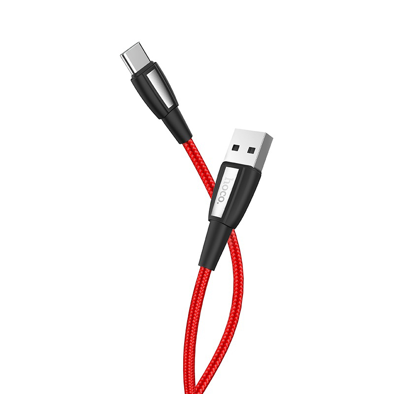 Cáp sạc nhanh chuẩn Type C Hoco, sạc nhanh 3A Max, cáp bọc dù dành cho Samsung Galaxy Note 9, Note10, S9, S10, S10+, X39 - Hàng chính hãng