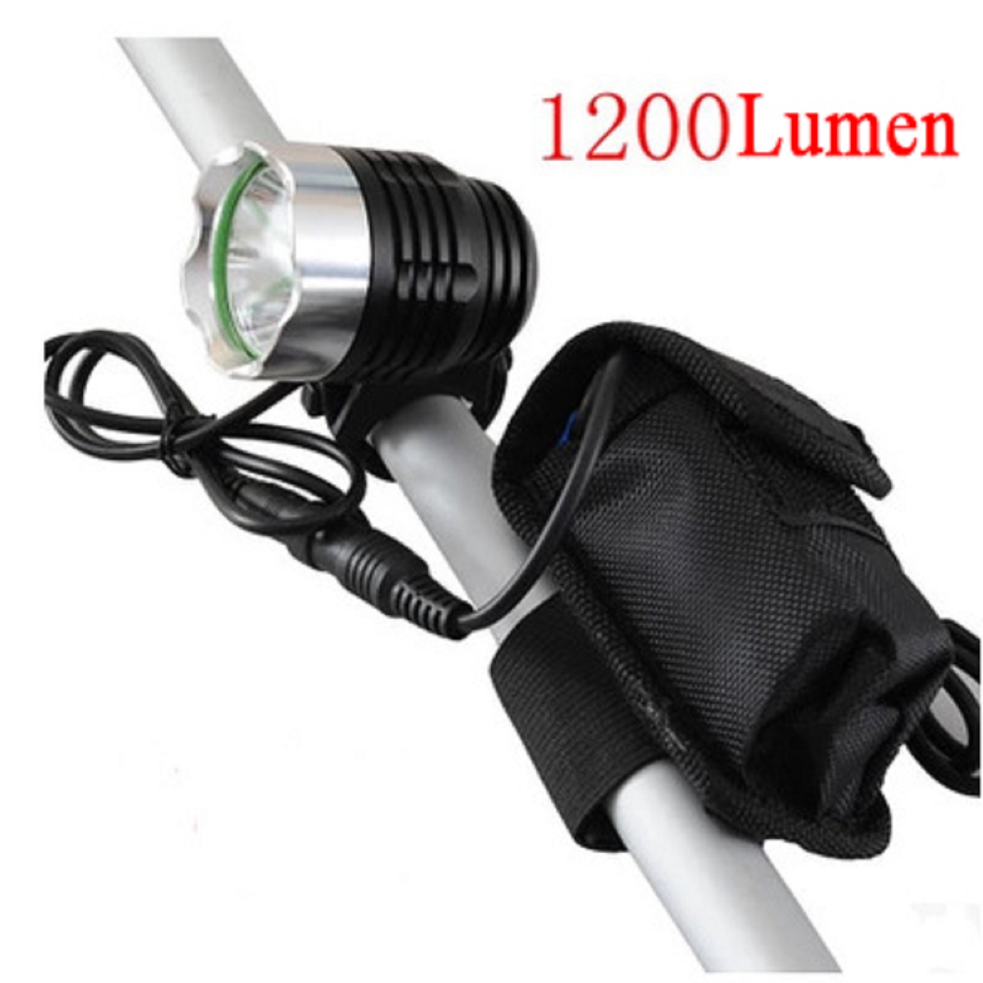 Đèn Pha Xe Đạp Siêu Sáng LED XML-T6 | Độ Sáng 1200 Lumens, Dung Lượng Pin Sạc Lithium 4400 mah | Chống Nước Tiêu Chuẩn IP65, Đi Mưa Là Chuyện Nhỏ | Thời Gian Sáng Tối Đa 10 Giờ