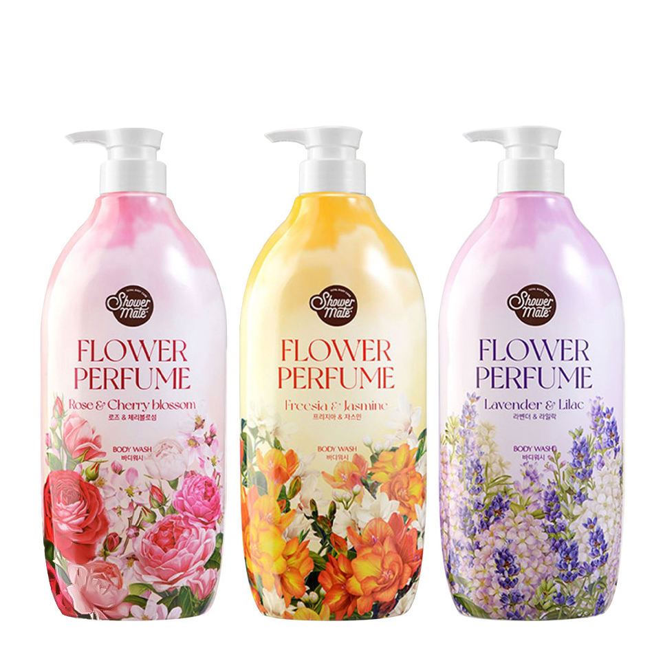 Sữa tắm Cao Cấp dưỡng trắng, cấp ẩm Shower Mate Flower Perfume Body Wash Hàn Quốc 900ml