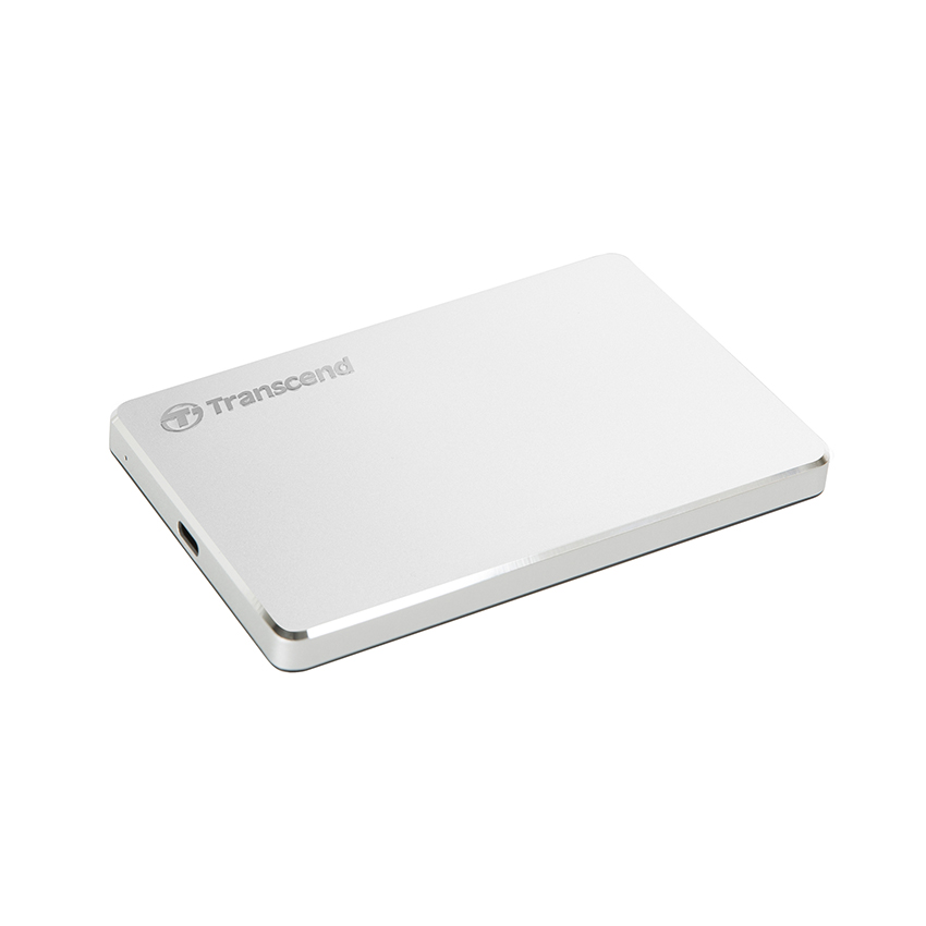 Ổ Cứng Di Động Transcend 1TB StoreJet 25C3S Extra Slim USB TypeC 3.1 Gen 1- Hàng Chính Hãng