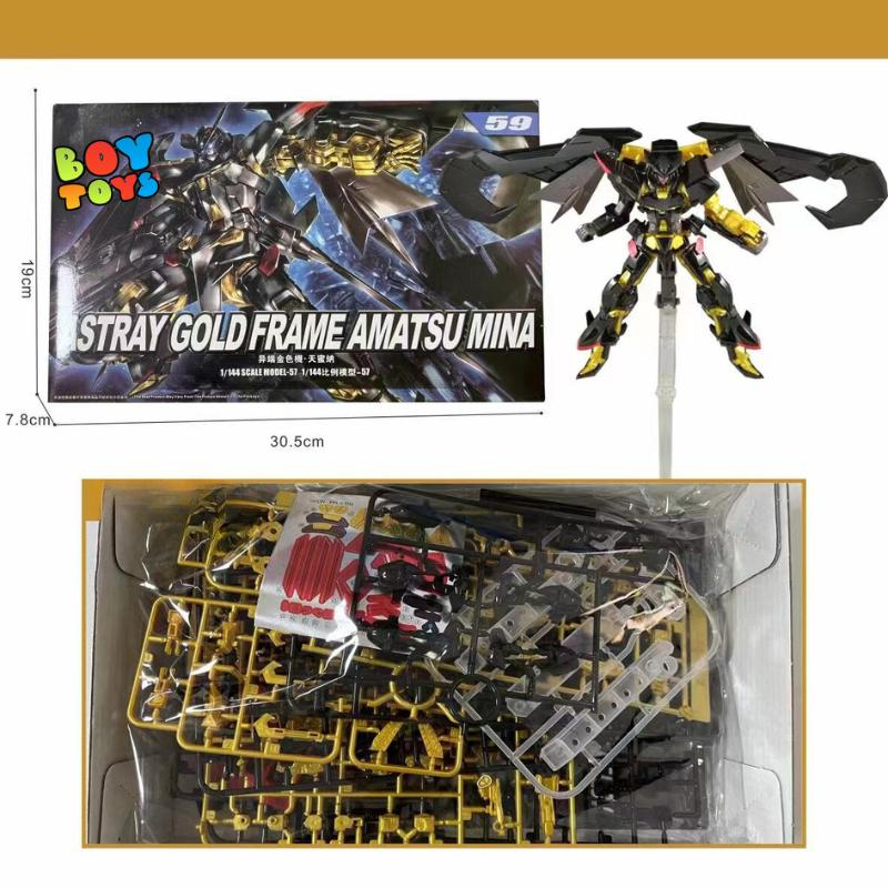 Mô hình lắp ghép GUNDAM HG 1/144 DESTINY, STRIKE NOIR, REBORNS FIGHTER, 00 RAISER-GN, 00 SEVEN SWORD, ASTRAY, BARBATOS
