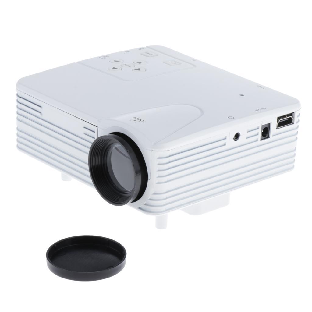 H80 Portable 640x480 Pixels Support Full HD 1080P US Home Theater Projector