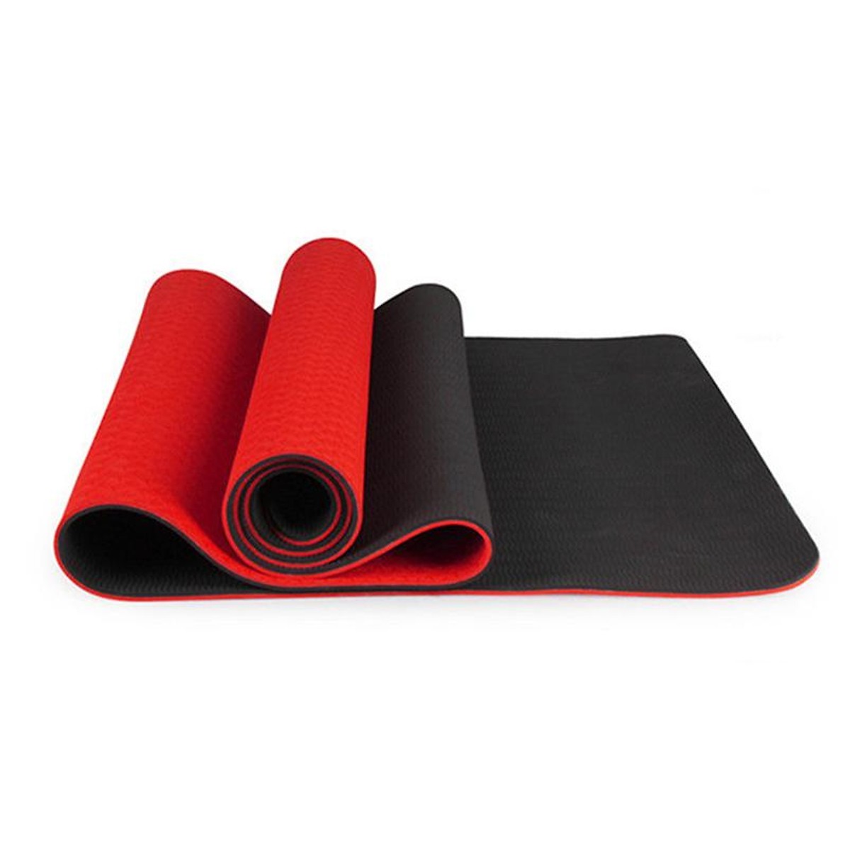 Thảm Yoga cao cấp 2 lớp 8mm dày dặn chống trượt - kèm túi đựng