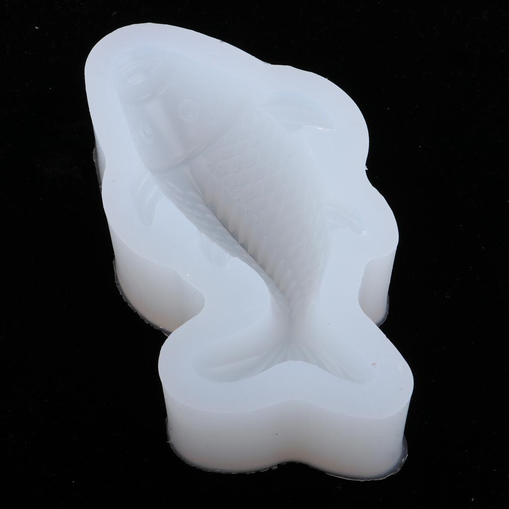 Fish Silicone Molds Mould for Soap, Ice Cube, Jello Shot, Chocolate, Polymer Clay, Plaster